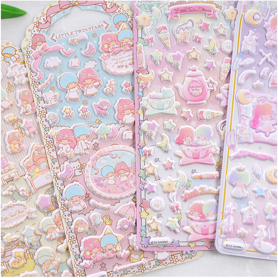 Phone Accessories Items - 4Style 3D Gemini Stickers Goods Handmade