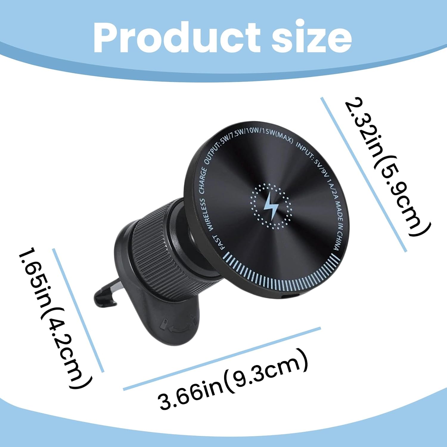 Phone Cooling Fan - UYUXIO Air Vent Magnetic Wireless Car