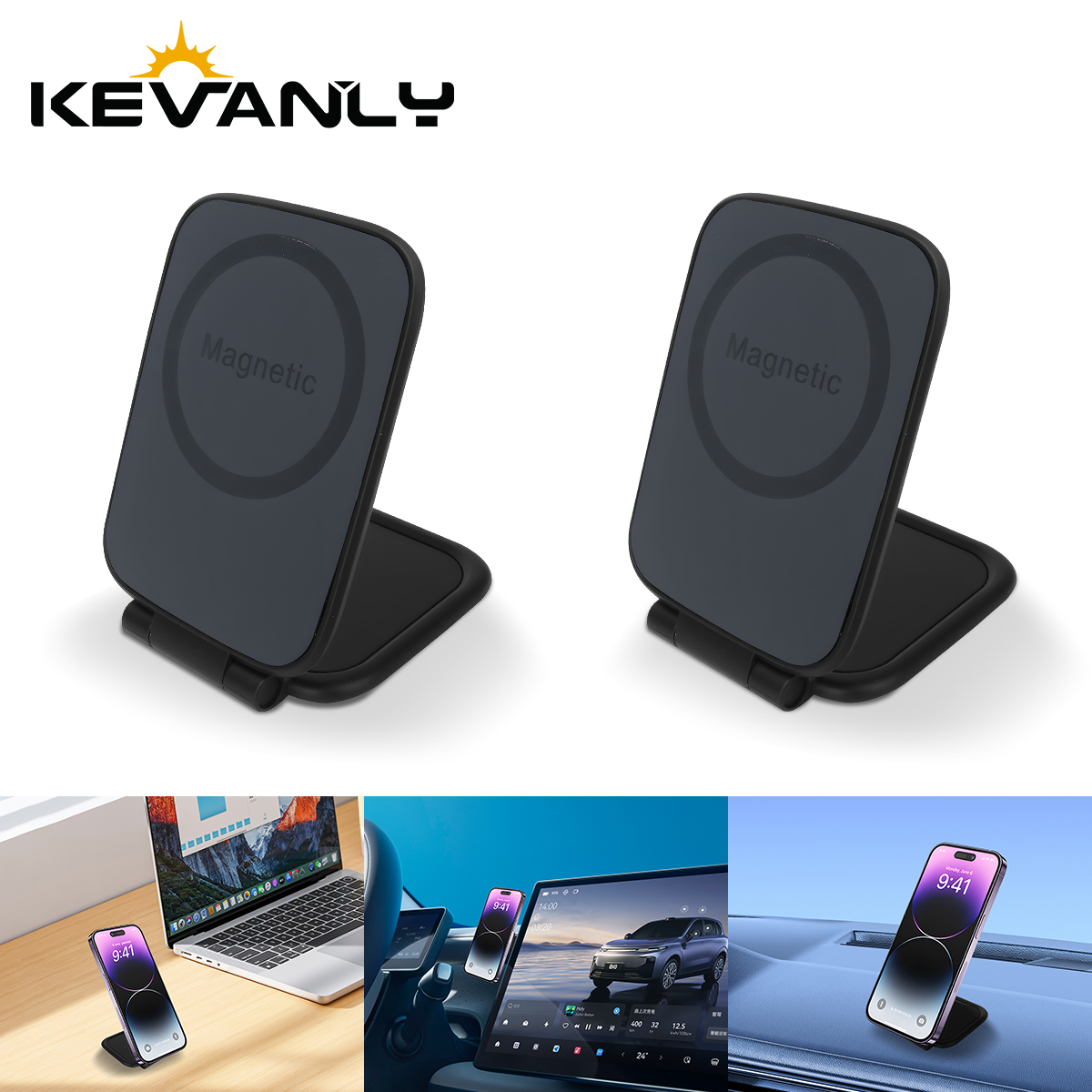 Phone Accessories For Android - Universal Ultrathin Car Magnetic Mobile Phone
