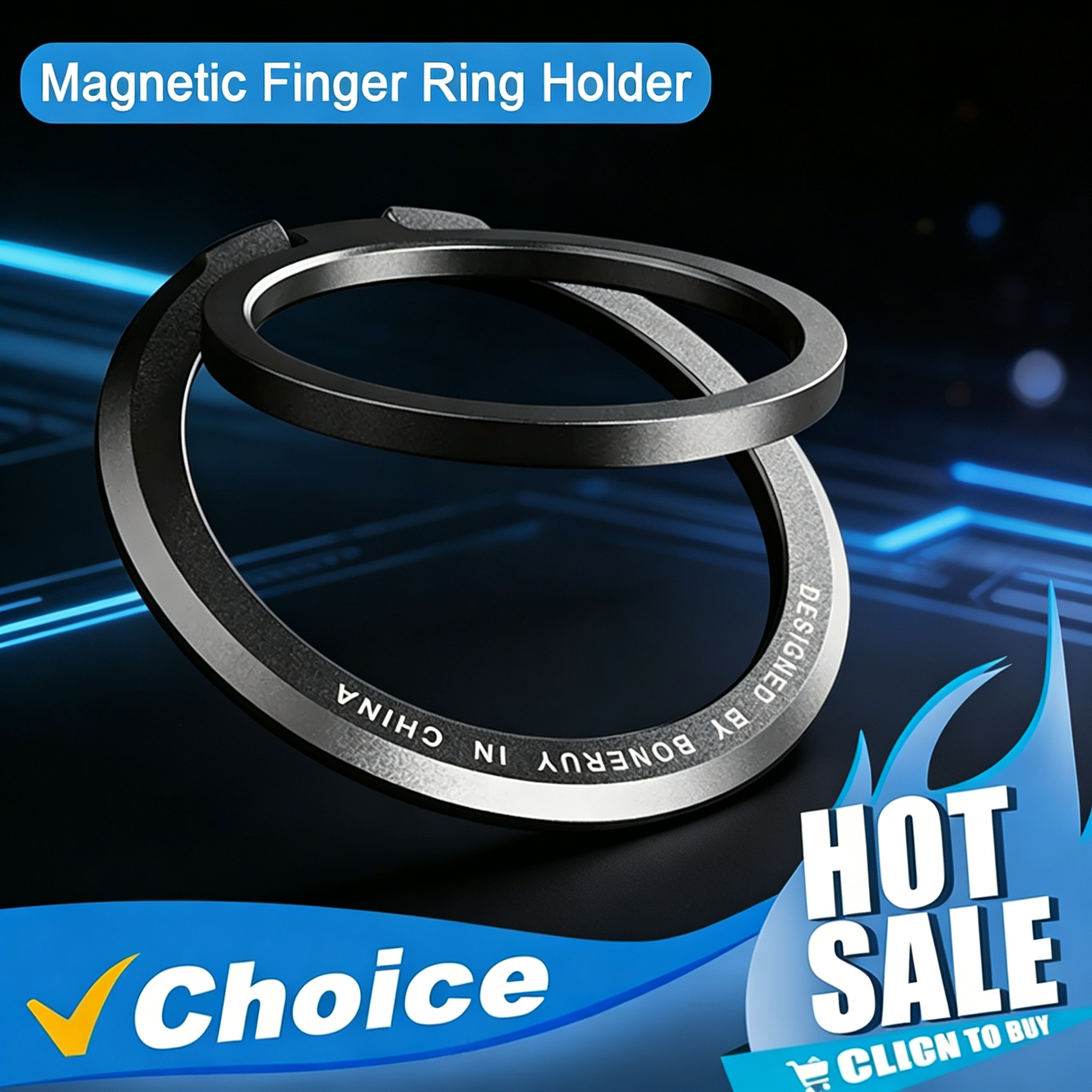 Phone Accessories Items - Magnetic Phone Holder For Magsafe Finger