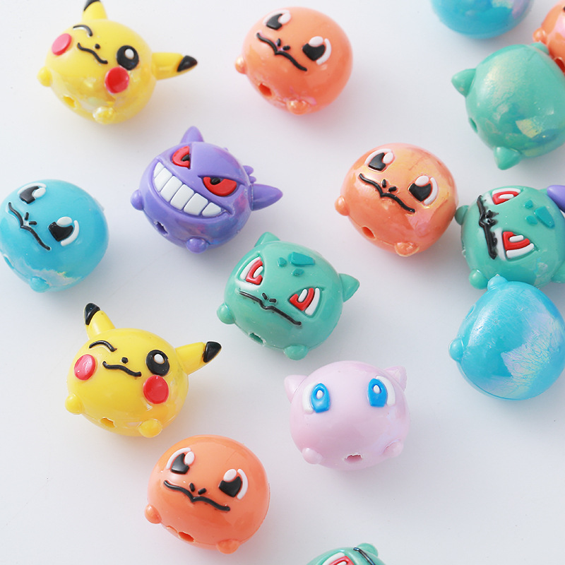 12pcs Pokémon Bead DIY Mobile  - Phone Accessories Items incelemesi ve fiyatı