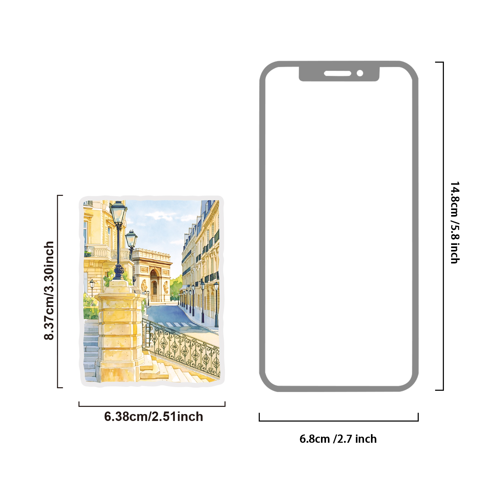 Etori Life Healing Watercolor  - Phone Accessories Poster incelemesi ve fiyatı