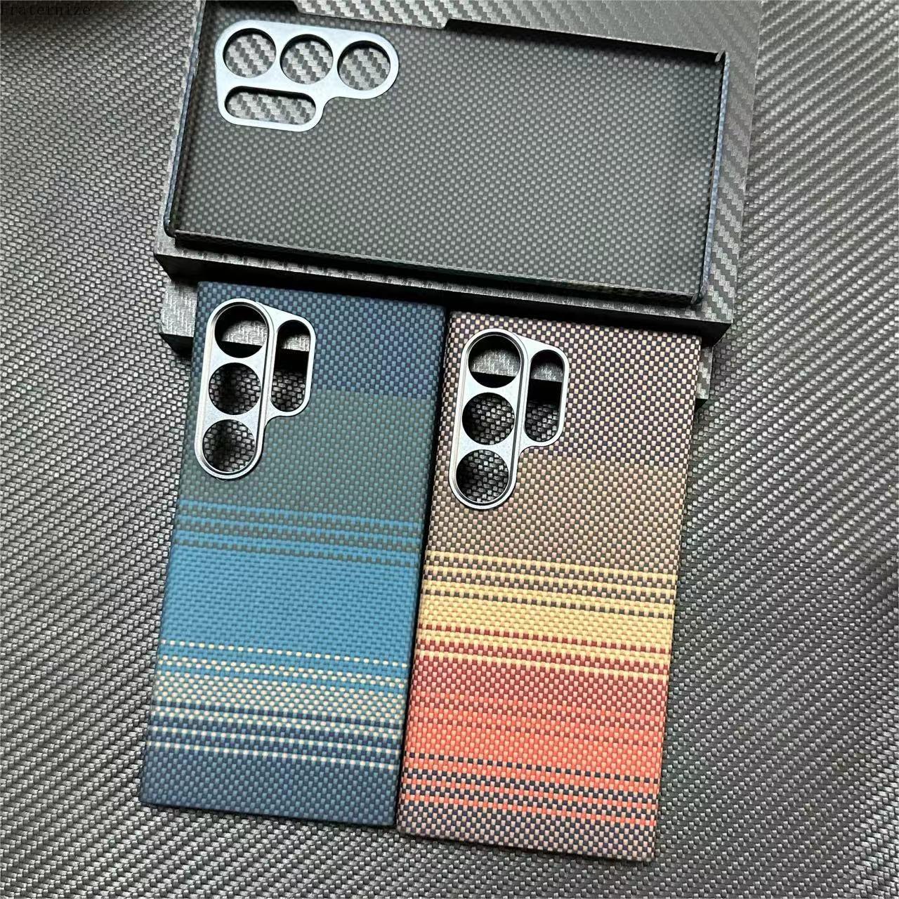 New Genuine Carbon Aramid Fibe - Phone Accessories For Android incelemesi ve fiyatı