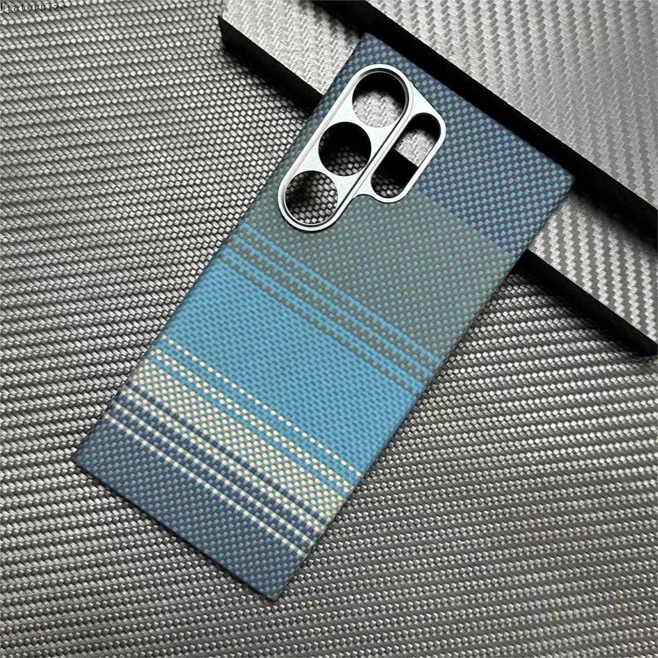 New Genuine Carbon Aramid Fibe - Phone Accessories For Android incelemesi ve fiyatı