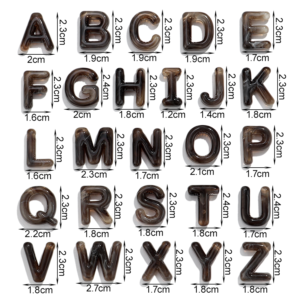 30Pcs Acrylic A-Z English Lett - Z Phone Accessories incelemesi ve fiyatı