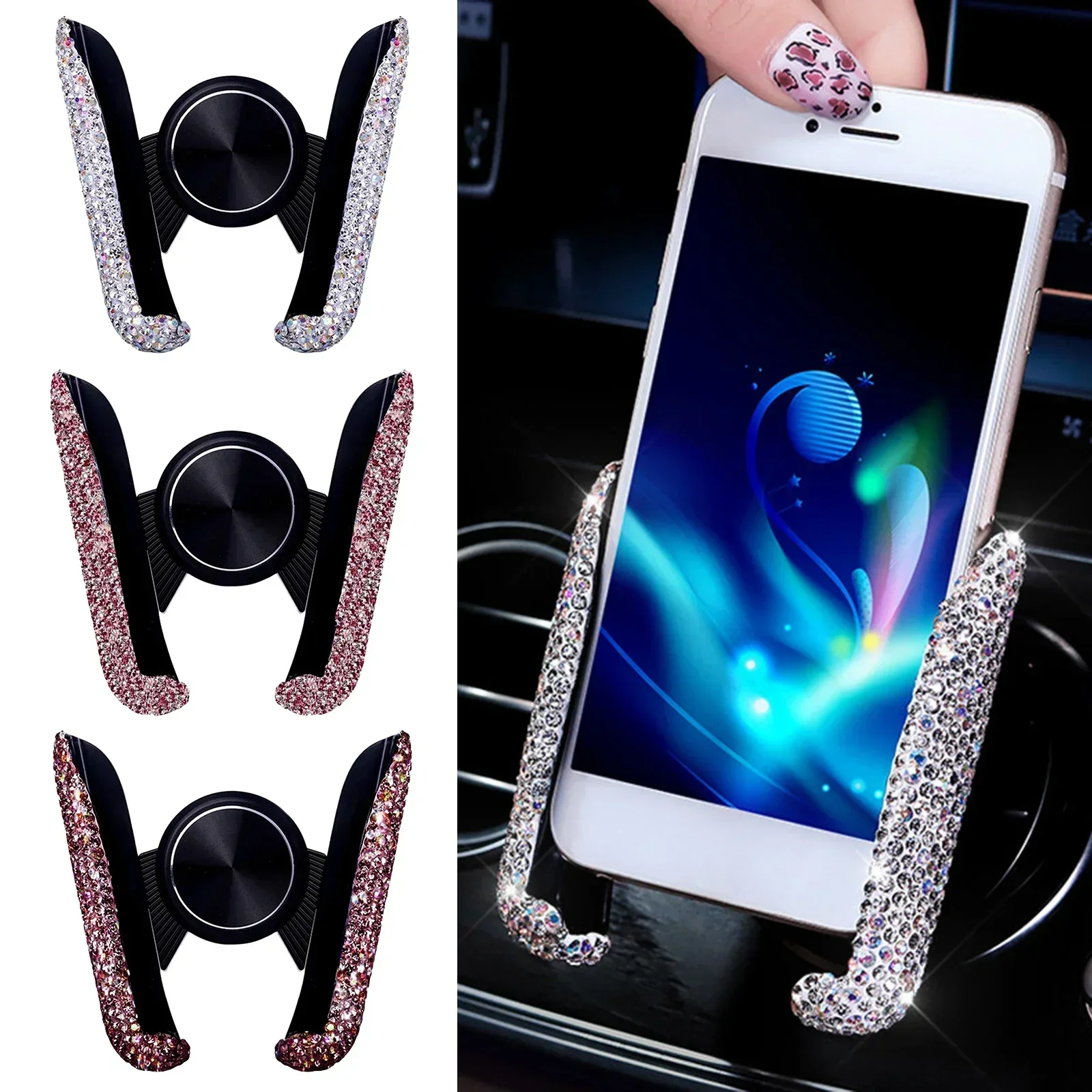 NEW Car Phone Holder Diamond C - Phone Accessories For Android incelemesi ve fiyatı