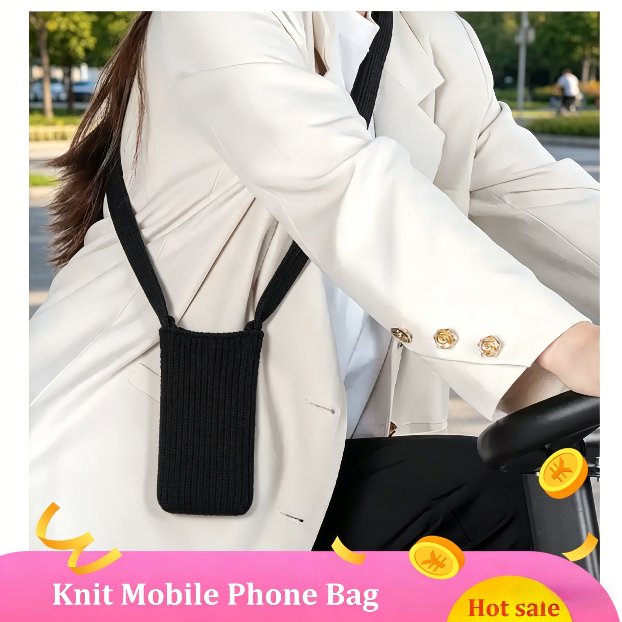 New Phone Pocket Woven Bag Sho - Phone Accessories Usa incelemesi ve fiyatı