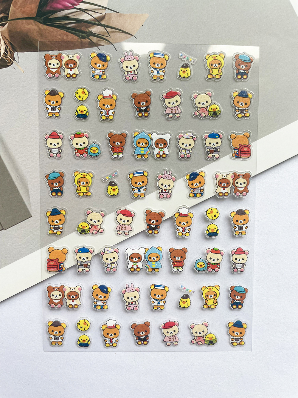 Kawaii Pvc Mini Friend Rilakku - Phone Accessories Poster incelemesi ve fiyatı