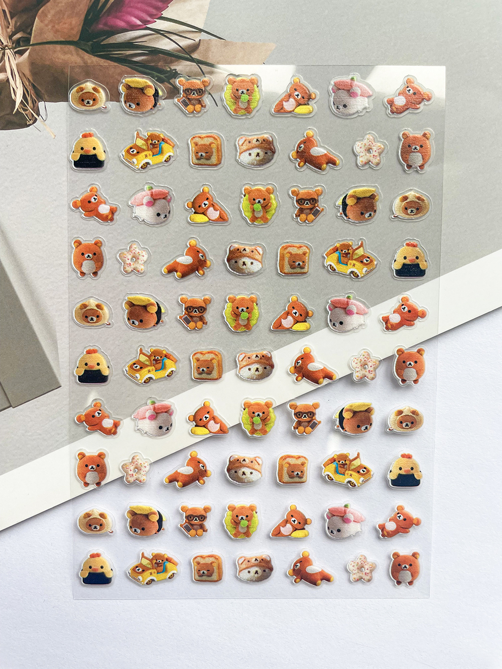 Kawaii Pvc Mini Friend Rilakku - Phone Accessories Poster incelemesi ve fiyatı