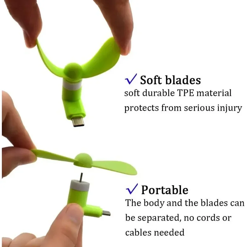Type-C Mini Portable Micro Fan - Phone Cooling Fan incelemesi ve fiyatı