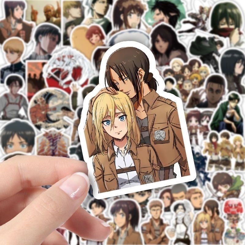 60Pcs Attack on Titan Anime St - Phone Accessories Items incelemesi ve fiyatı