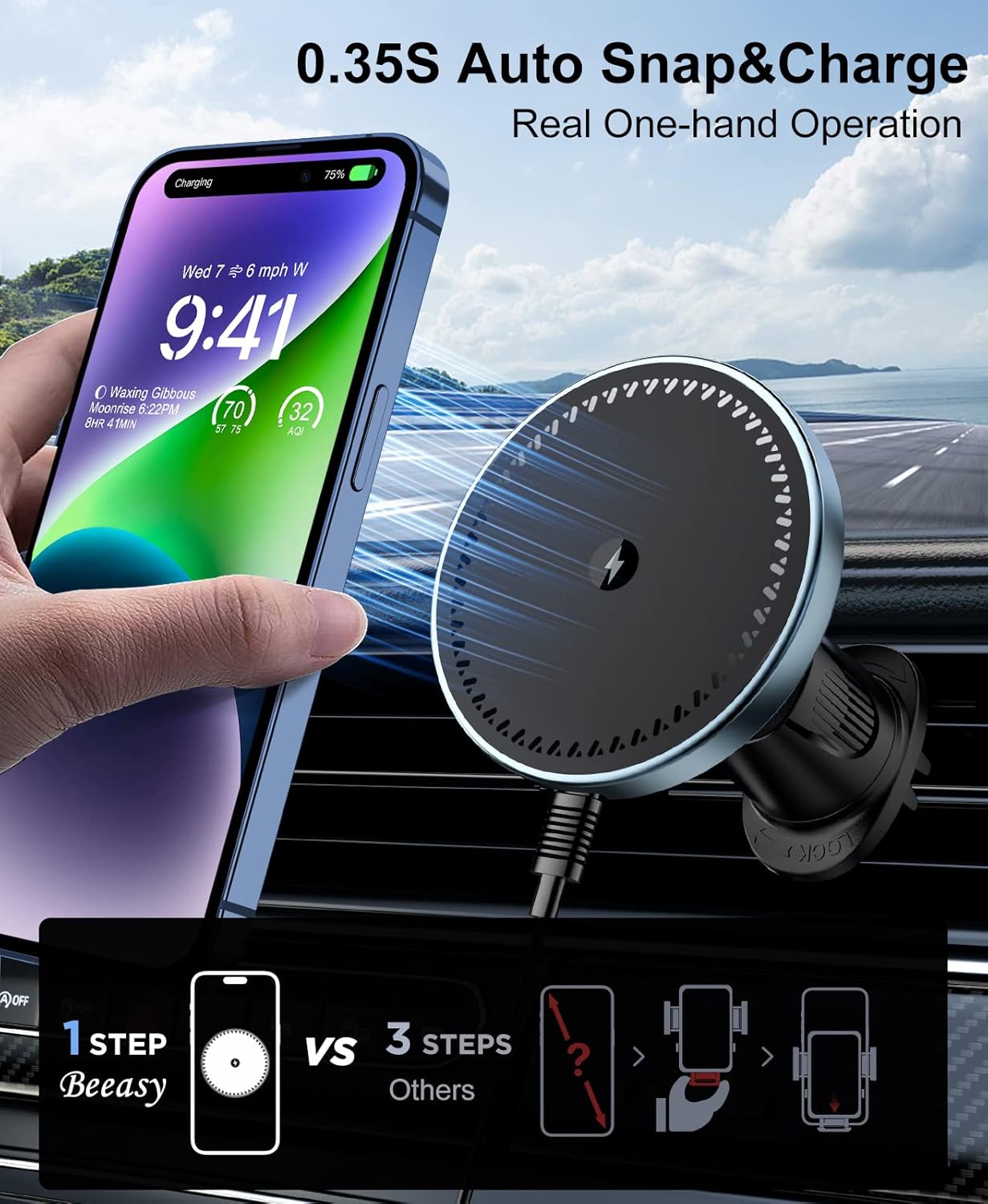 UYUXIO Magnetic Car Mount Phon - Phone Cooling Fan incelemesi ve fiyatı