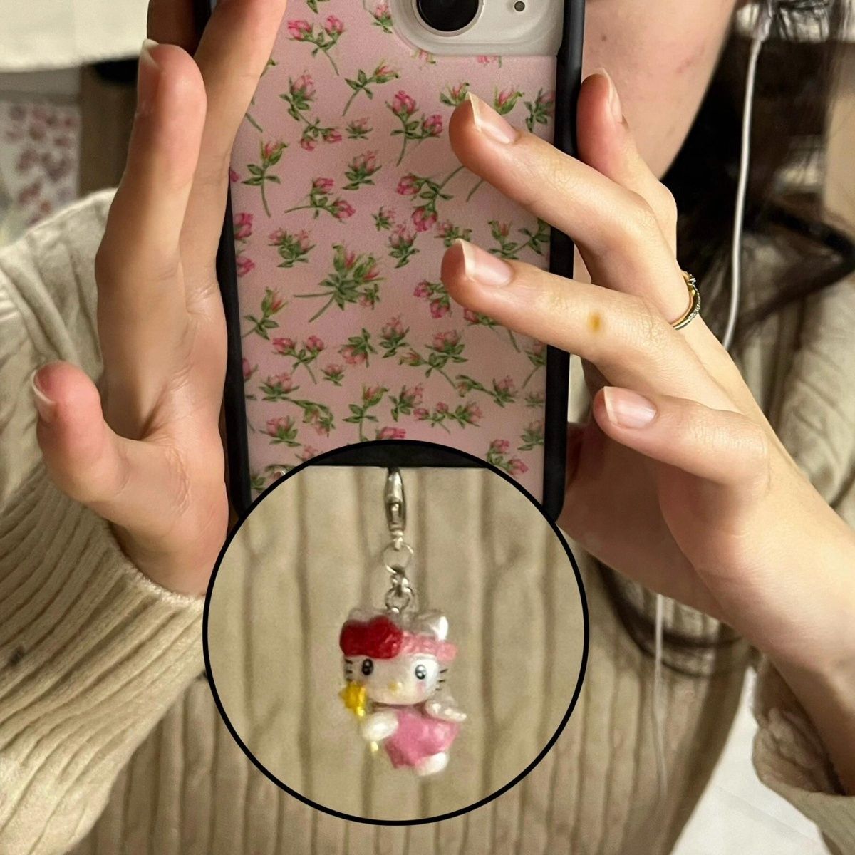 3D Hello Kitty Cute Cartoon Ba - Phone Accessories Usa incelemesi ve fiyatı