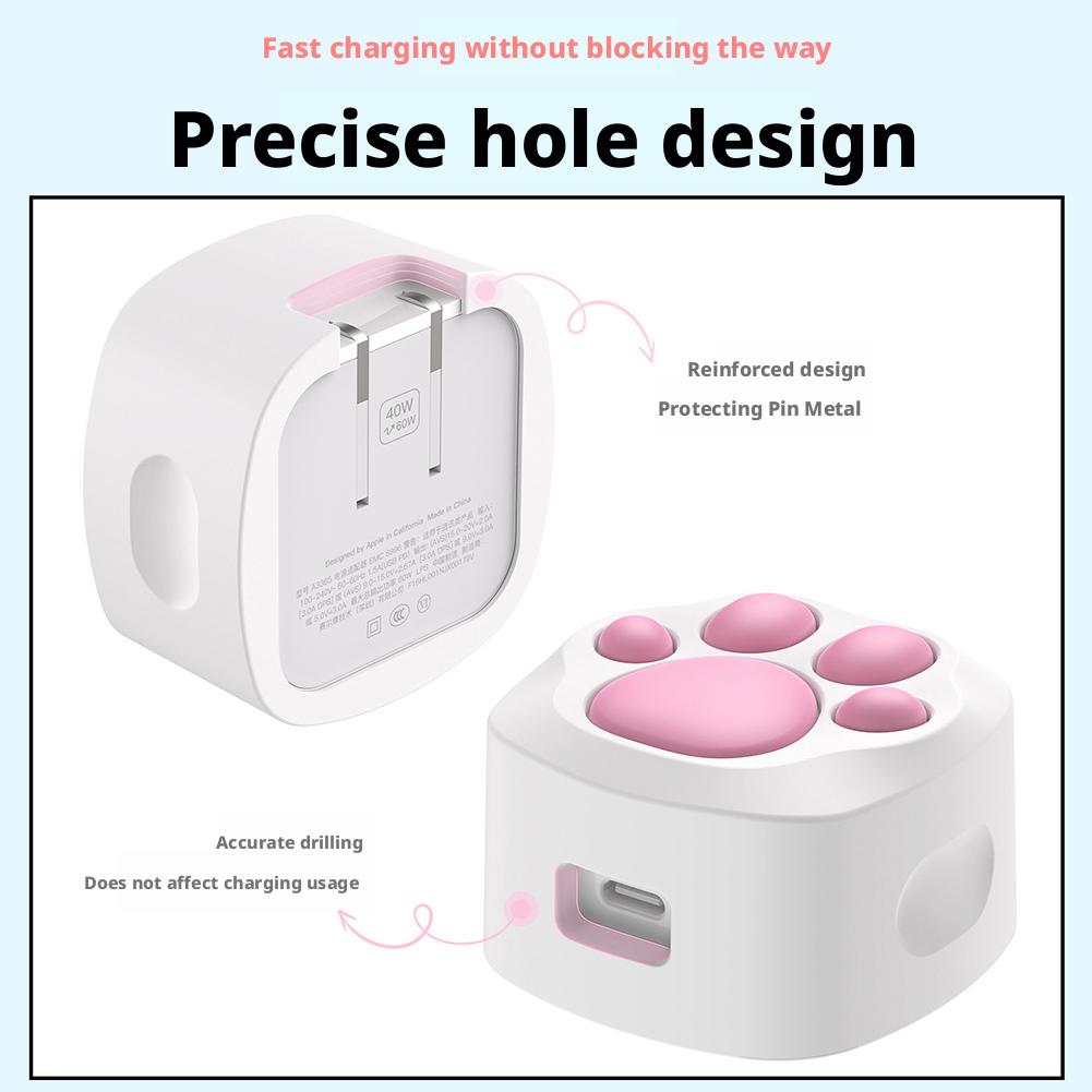 Cute Cat Paw Charging Case For - Phone Accessories Design incelemesi ve fiyatı