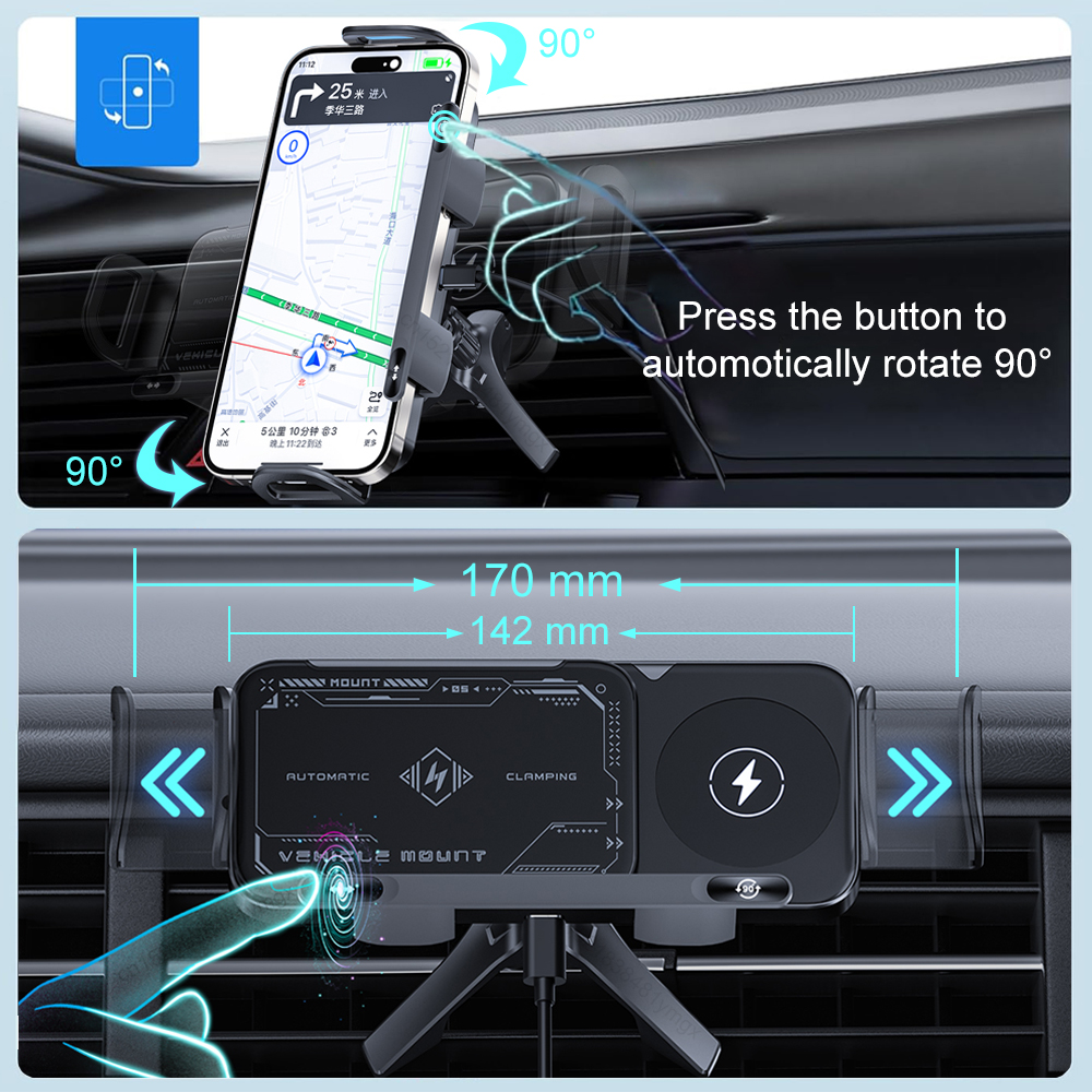 Car Wireless Charger Dual Coil - Phone Cooling Fan incelemesi ve fiyatı