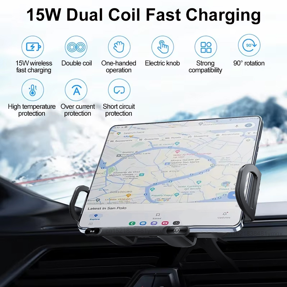 Car Wireless Charger Dual Coil - Phone Cooling Fan incelemesi ve fiyatı