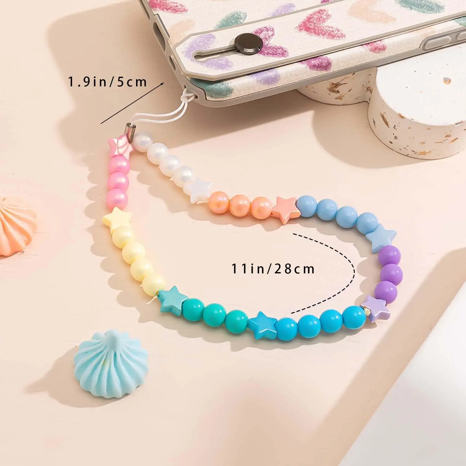 Elegant Beaded Phone Charm Lan - Phone Accessories Usa incelemesi ve fiyatı