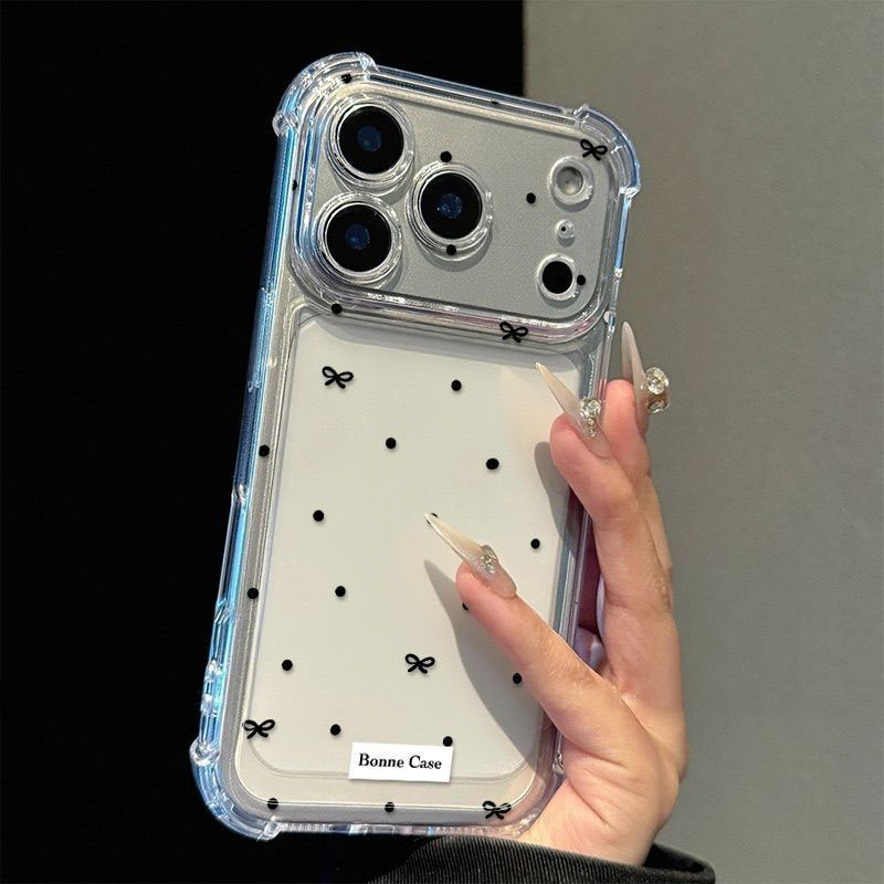 Cute Polka Dot Bow Clear Phone - Phone Accessories Design incelemesi ve fiyatı