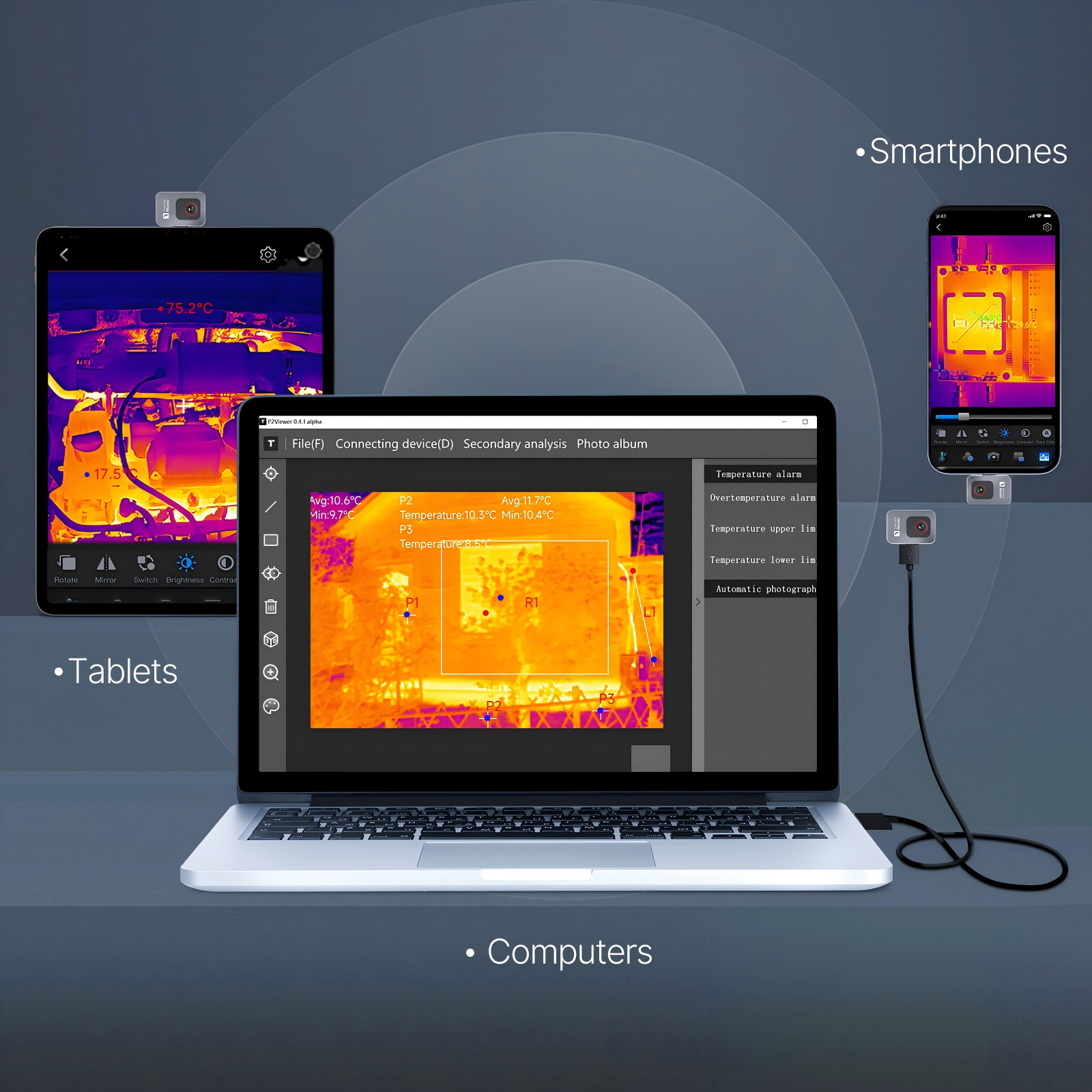 P2 Thermal Imaging Camera for  - Phone Accessories For Android incelemesi ve fiyatı