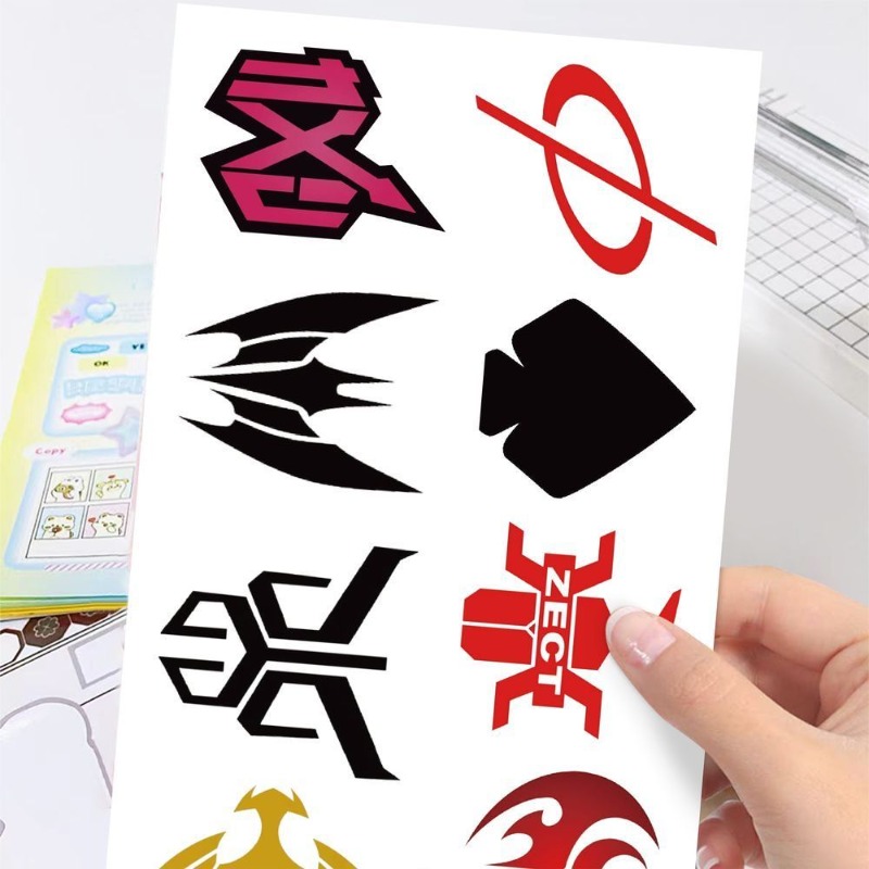60 Sheets Kamen Rider Logo Sti - Phone Accessories Items incelemesi ve fiyatı